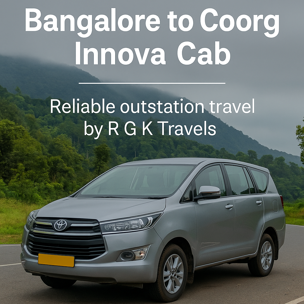 Bangalore to Coorg Innova Cab