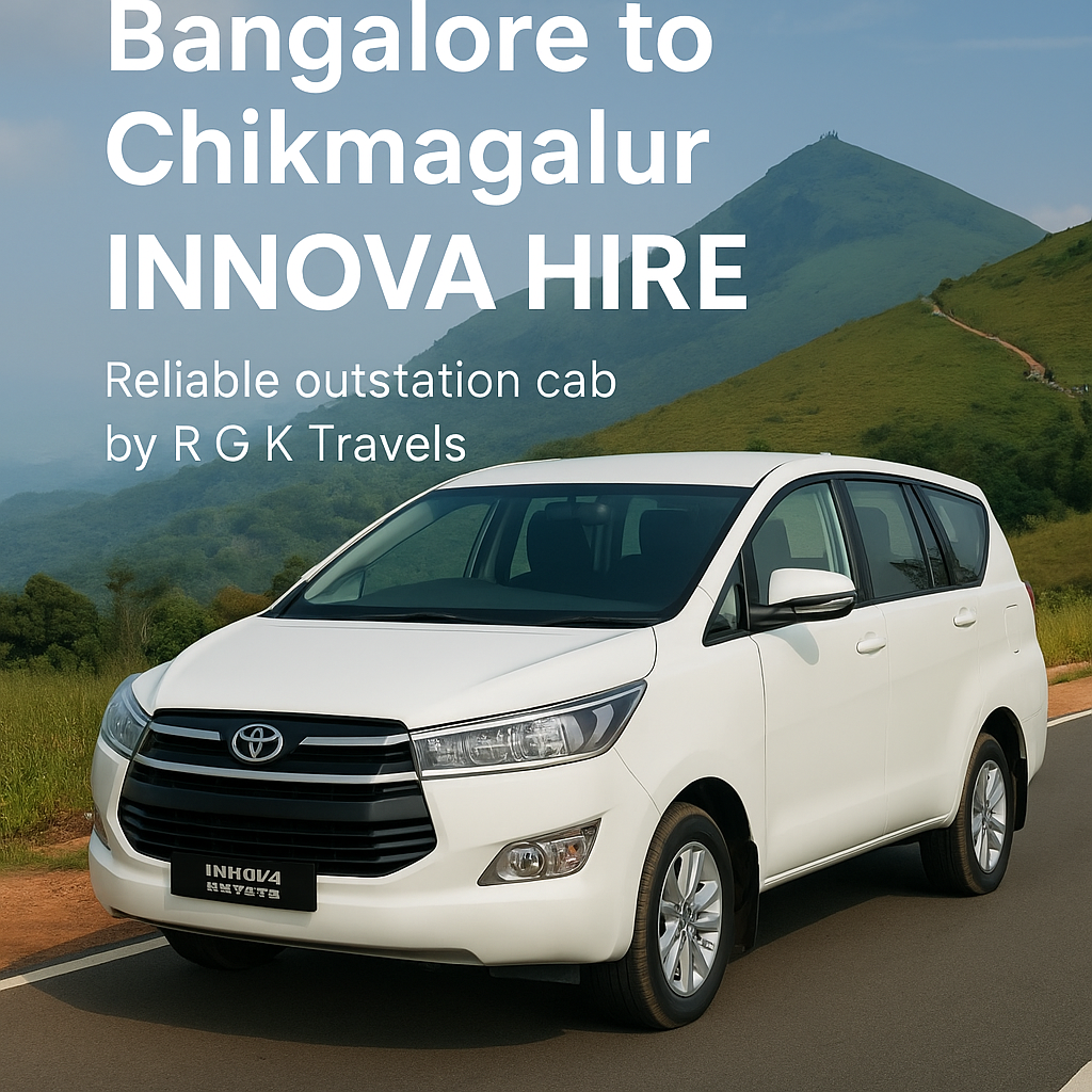Bangalore to Chikmagalur Innova Hire