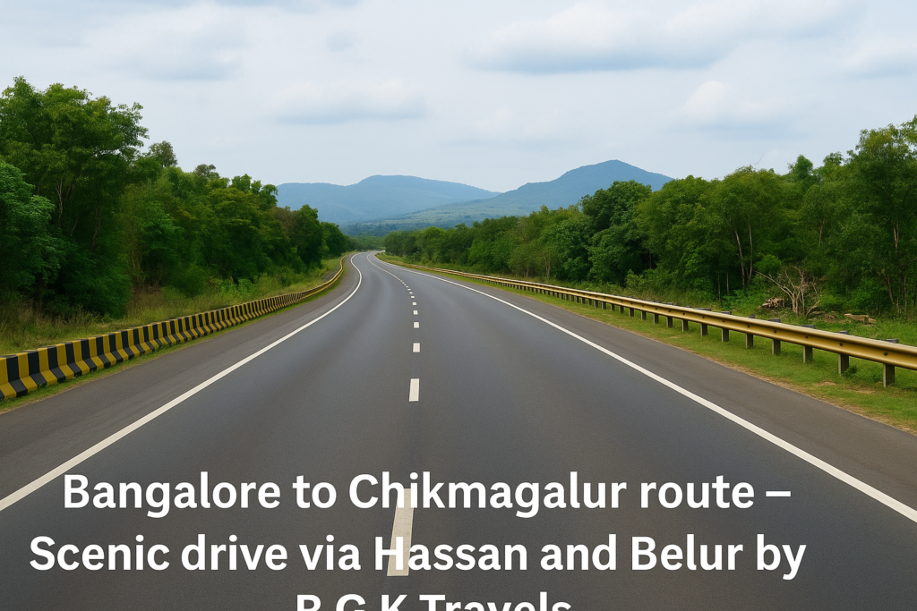 Bangalore to Chikmagalur route