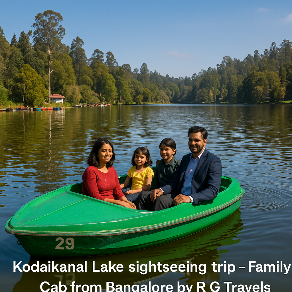 Kodaikanal Lake sightseeing trip – Family cab from Bangalore by R G K Travels