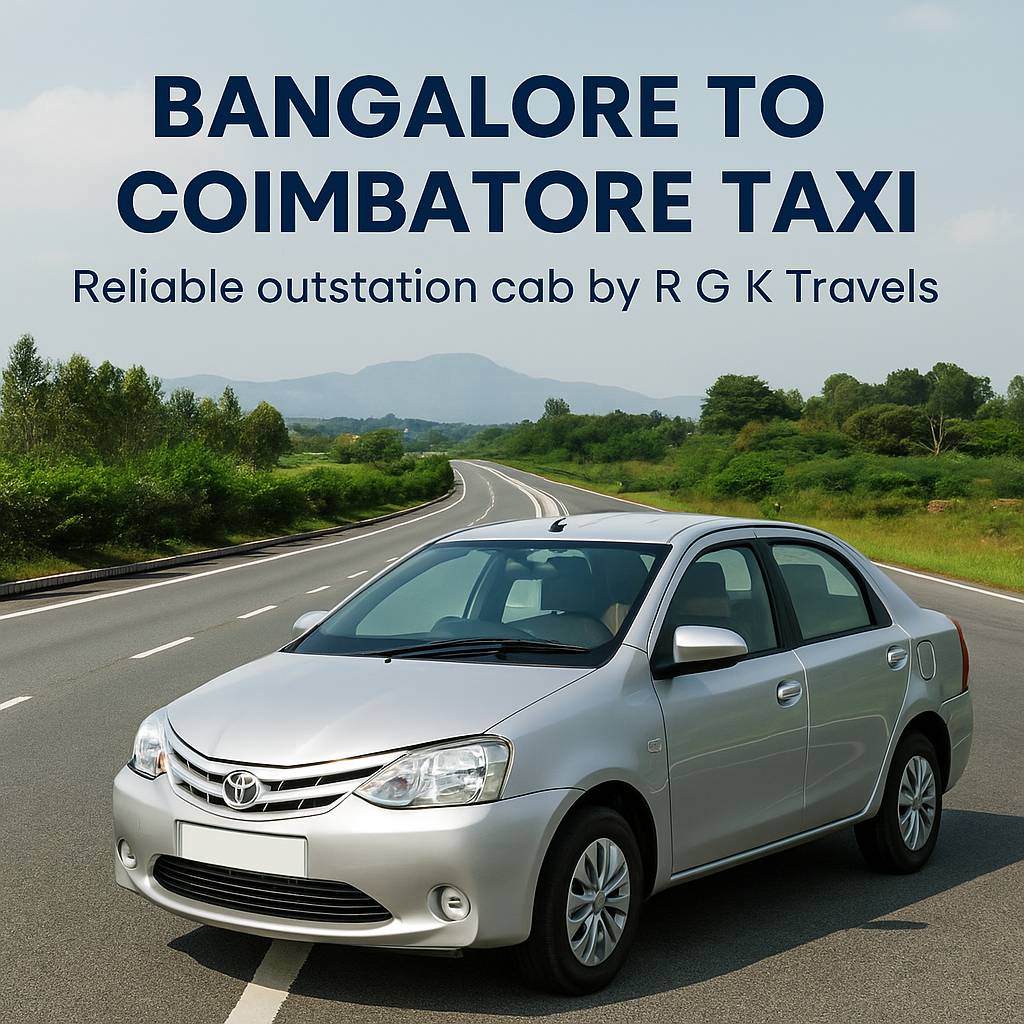 Bangalore to Coimbatore taxi booking
